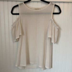 White off the shoulder top